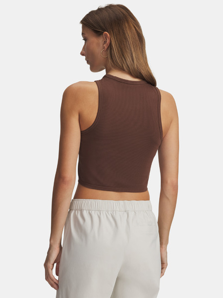 Under Armour Дамски потник Under Armour Seamless Cotton Hand Tank-BRN