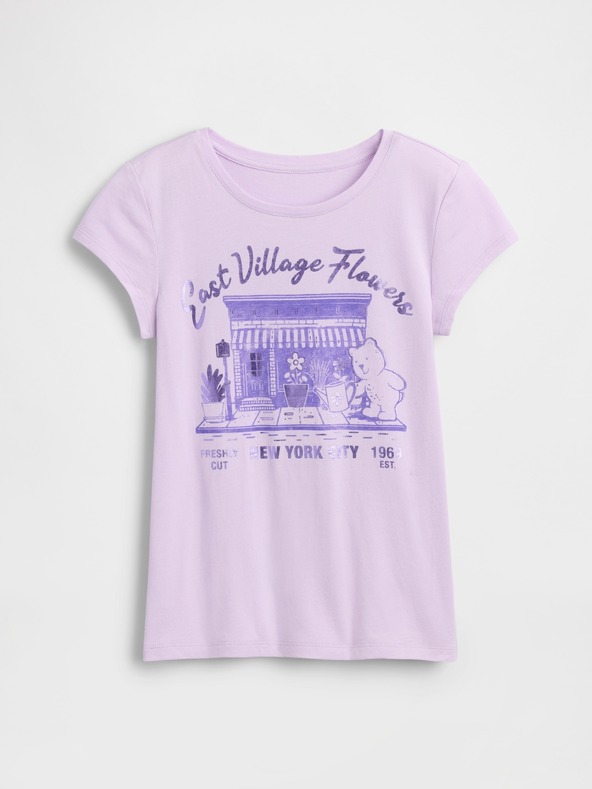 GAP Бебешка тениска с щампа Gap