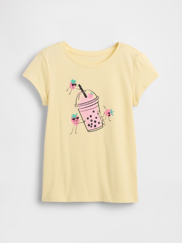 GAP Бебешка тениска с щампа Gap