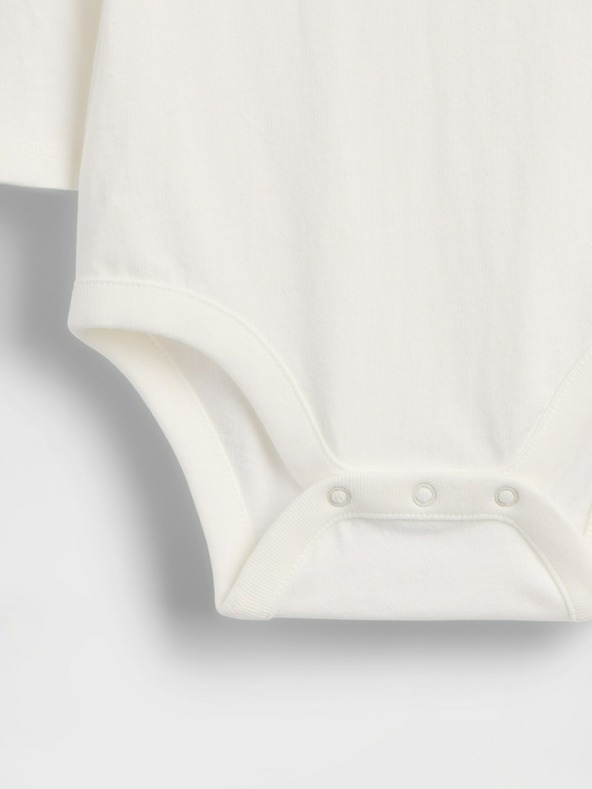 GAP Бебешко боди с лого Gap