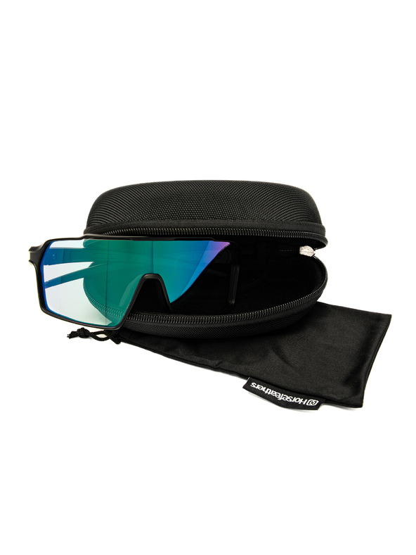 Horsefeathers Фотохромни очила Neutron - matt black/mirror green