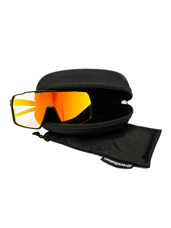 Horsefeathers Фотохромни очила Neutron - matt black/mirror red