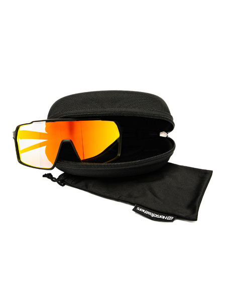 Horsefeathers Фотохромни очила Neutron - matt black/mirror red