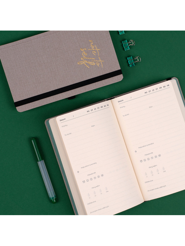 ELLA & MAX Неозначена планер Note to self, 5 минути дневно, 13 × 21 см