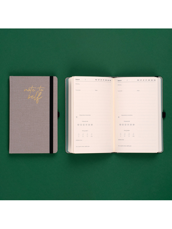 ELLA & MAX Неозначена планер Note to self, 5 минути дневно, 13 × 21 см