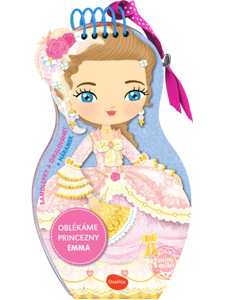 ELLA & MAX Облекли кукли ПРИНЦЕСА ЕМА – Оцветяванки