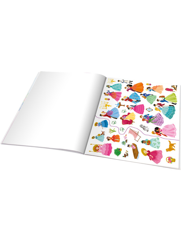 ELLA & MAX Чети и лепи – ЗА ПРИНЦЕСИТЕ, книга със стикери