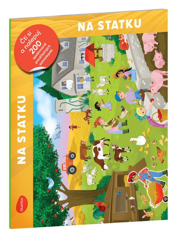 ELLA & MAX Чети и лепи – НА ФЕРМАТА, книга със стикери