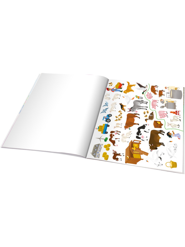 ELLA & MAX Чети и лепи – НА ФЕРМАТА, книга със стикери