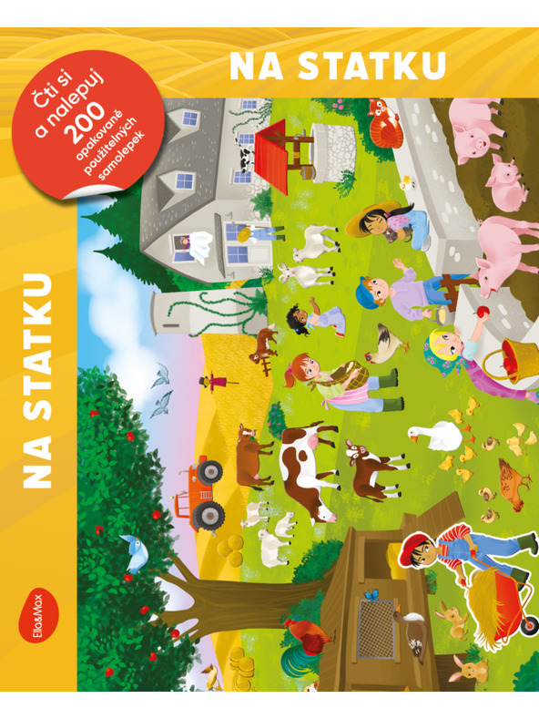 ELLA & MAX Чети и лепи – НА ФЕРМАТА, книга със стикери