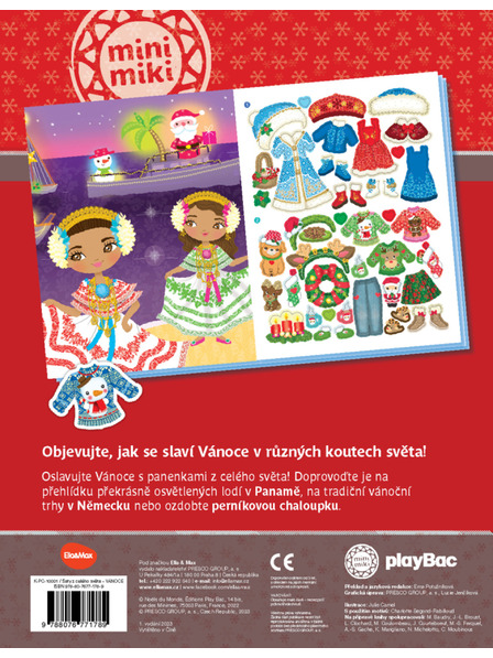 ELLA & MAX Облекла от целия свят КОЛЕДА ─ Книга със стикери