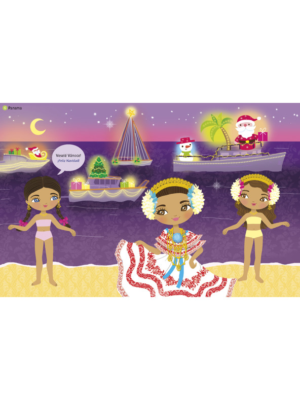 ELLA & MAX Облекла от целия свят КОЛЕДА ─ Книга със стикери