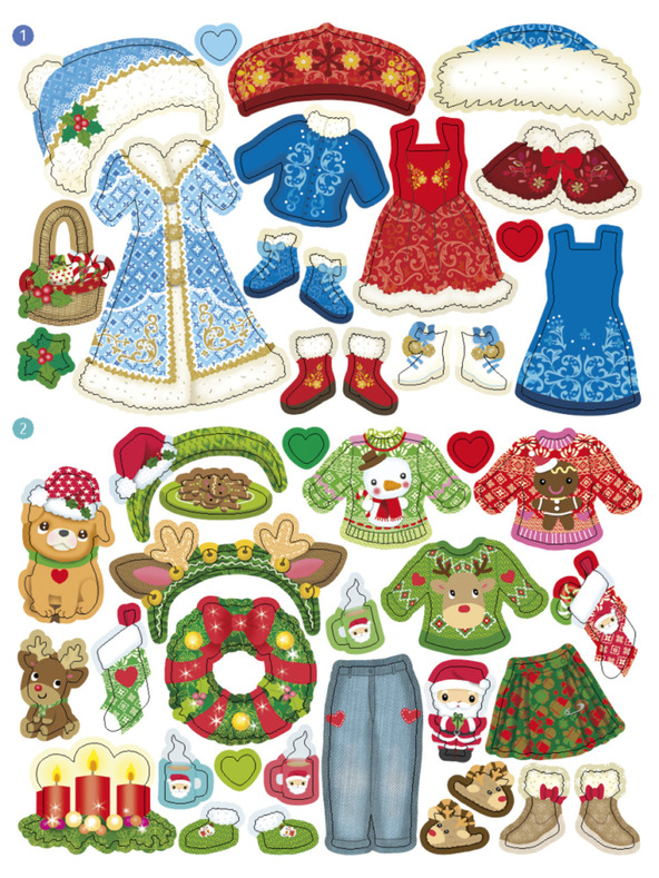 ELLA & MAX Облекла от целия свят КОЛЕДА ─ Книга със стикери