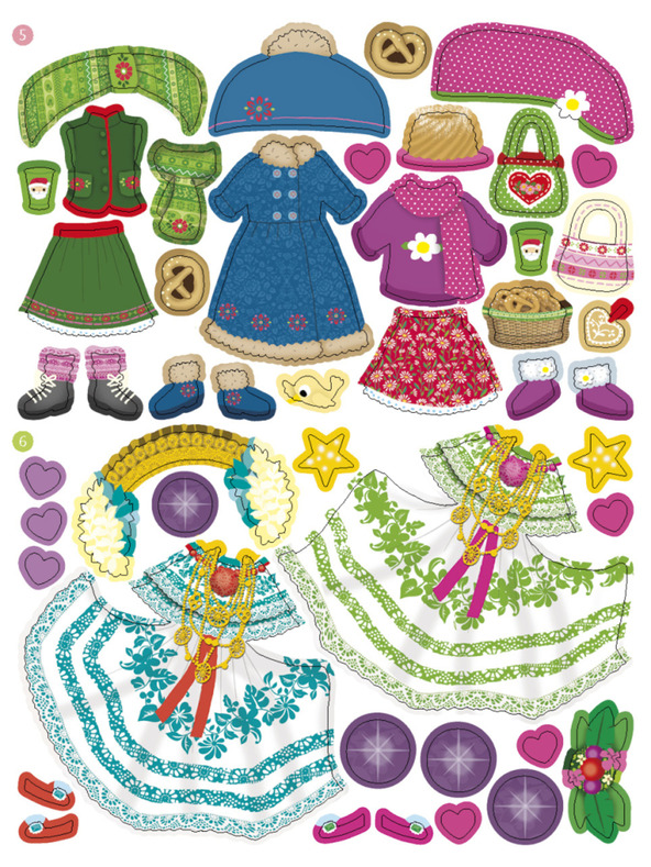 ELLA & MAX Облекла от целия свят КОЛЕДА ─ Книга със стикери