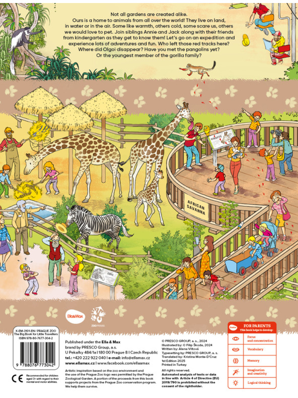 ELLA & MAX Little Travellers – The Big Book ZOO PRAGUE