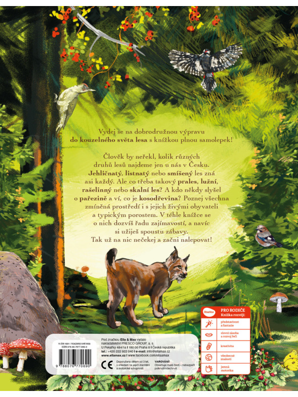 ELLA & MAX МАГИЧЕСКИ СВЯТ НА ГОРАТА – Книга със стикери