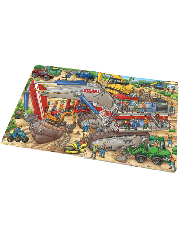 ELLA & MAX Голяма книга БУЛДОЗЕРИ за малки разказвачи