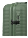 Travelite Пътен куфар Travelite Air Stripe S Green