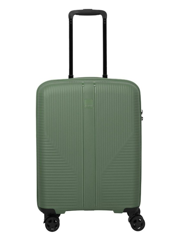 Travelite Пътен куфар Travelite Air Stripe S Green