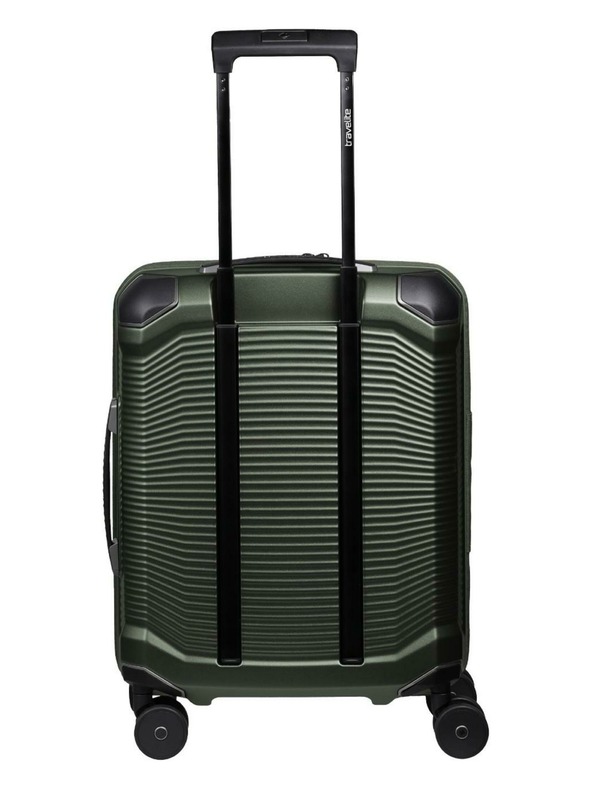 Travelite Пътен куфар Travelite Millennium S Front pocket Pine Green