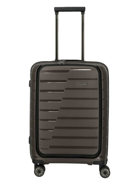 Travelite Пътен куфар Travelite Air Base 4w S Front pocket Coffee