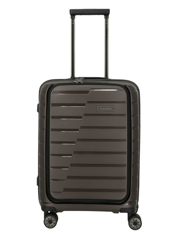 Travelite Пътен куфар Travelite Air Base 4w S Front pocket Coffee