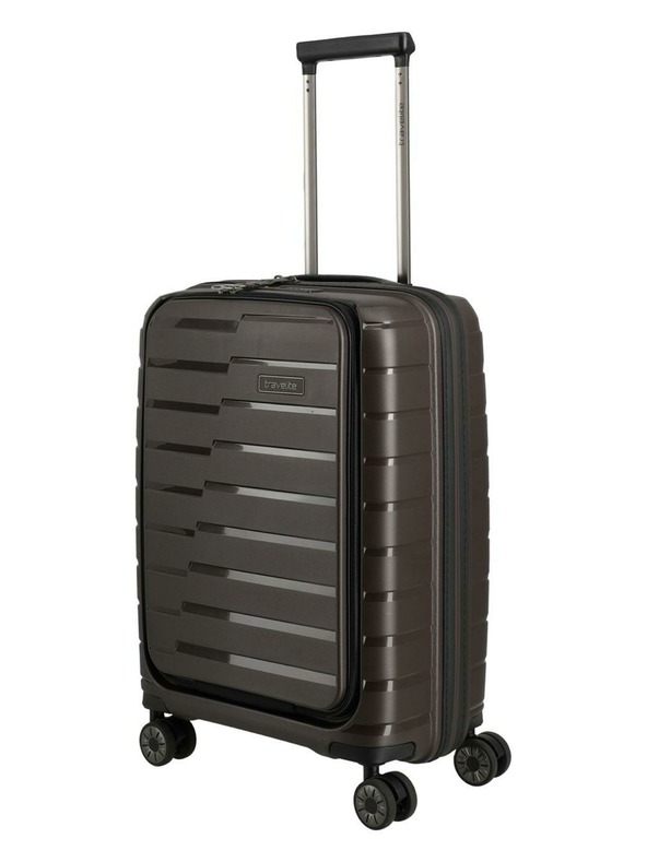 Travelite Пътен куфар Travelite Air Base 4w S Front pocket Coffee