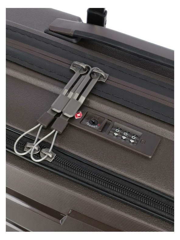 Travelite Пътен куфар Travelite Air Base 4w S Front pocket Coffee