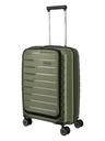 Travelite Пътен куфар Travelite Air Base 4w S Front pocket Olive