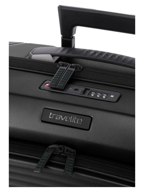 Travelite Пътен куфар Travelite Millennium S Front pocket Black