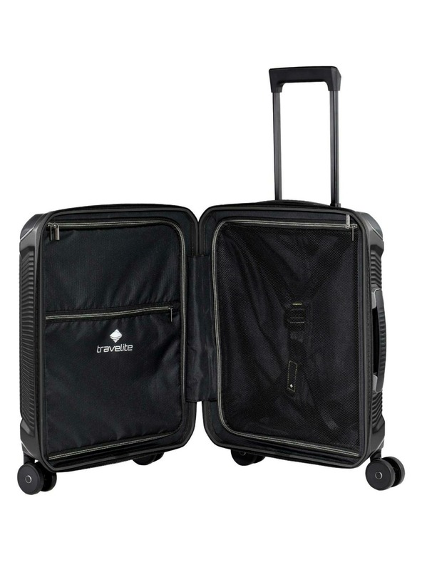 Travelite Пътен куфар Travelite Millennium S Front pocket Black