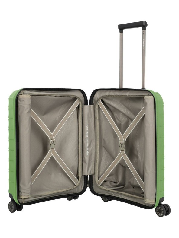 Travelite Комплект пътни куфари Travelite Mooby S,M,L Front pocket Green