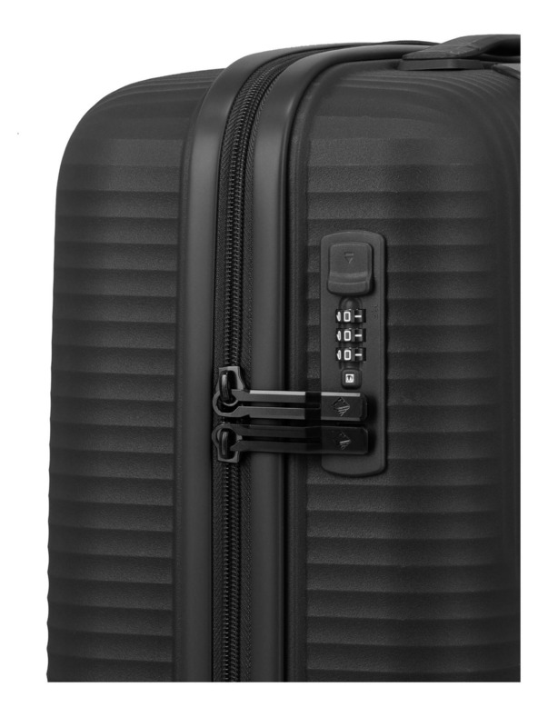 Travelite Комплект пътни куфари Travelite Air Stripe S,M,L Black