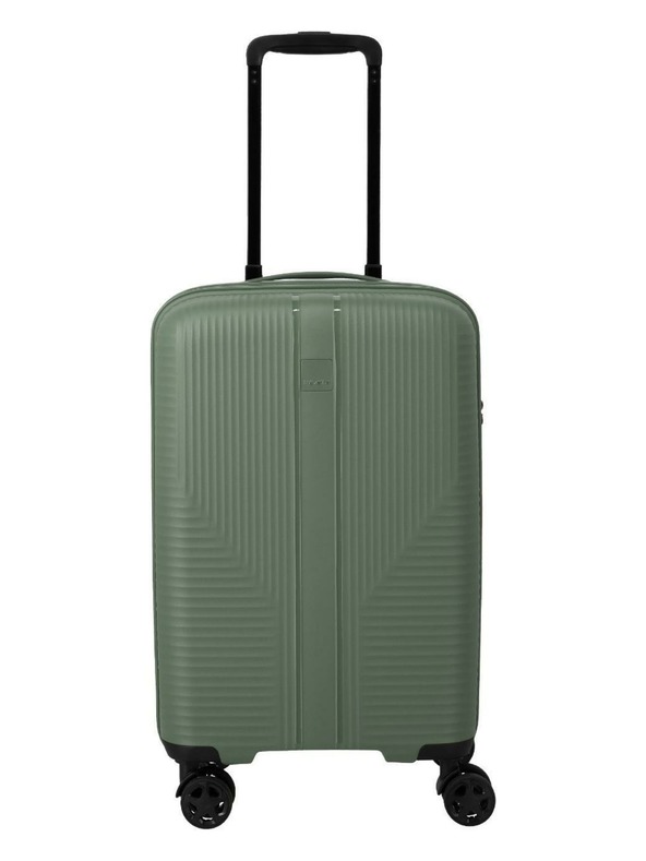 Travelite Комплект пътни куфари Travelite Air Stripe S,M,L Slim Green