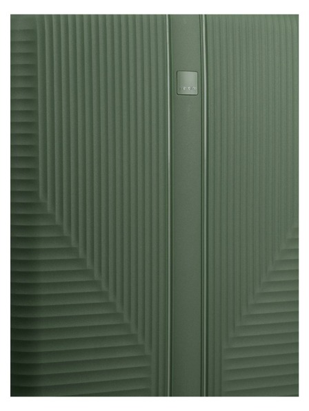 Travelite Комплект пътни куфари Travelite Air Stripe S,M,L Green