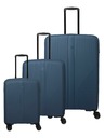 Travelite Комплект пътни куфари Travelite Air Stripe S,M,L Navy
