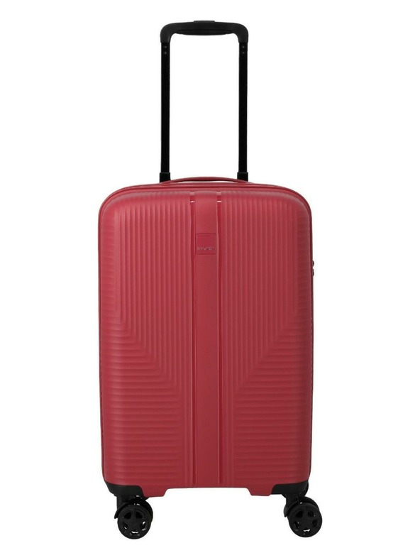 Travelite Комплект пътни куфари Travelite Air Stripe S,M,L Slim Red