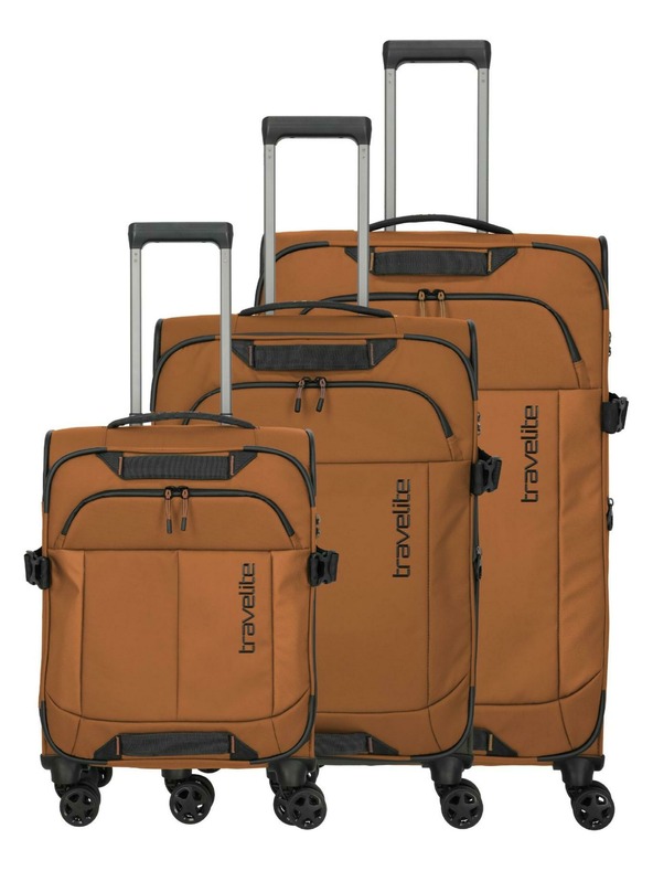 Travelite Комплект пътни куфари Travelite Briize S,M,L Curry