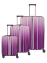 Travelite Комплект пътни куфари Travelite Lascana Edition S,M,L Purple Degrade