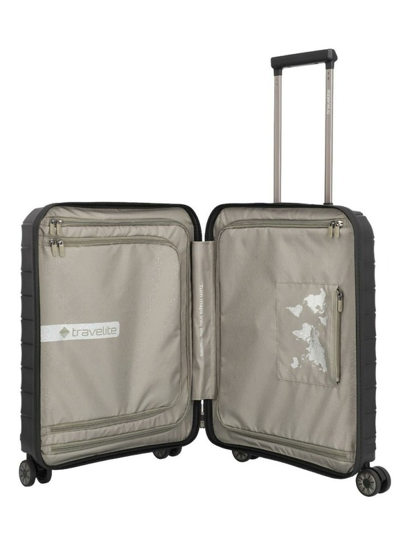 Travelite Комплект пътни куфари Travelite Mooby S,M,L Front pocket Black