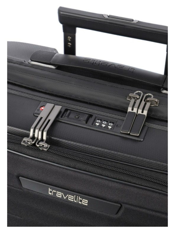 Travelite Комплект пътни куфари Travelite Mooby S,M,L Front pocket Black