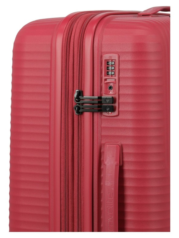 Travelite Пътен куфар Travelite Air Stripe M Red