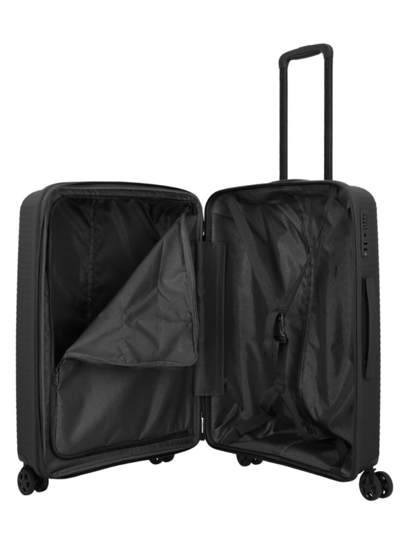 Travelite Пътен куфар Travelite Air Stripe M Black