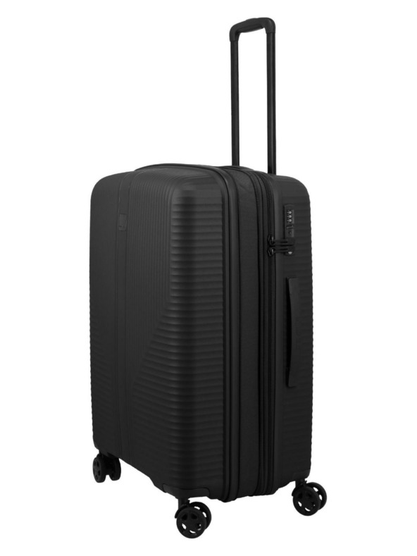 Travelite Пътен куфар Travelite Air Stripe M Black