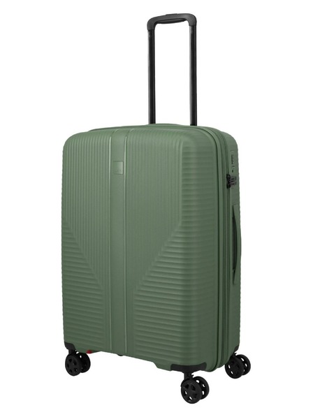 Travelite Пътен куфар Travelite Air Stripe M Green
