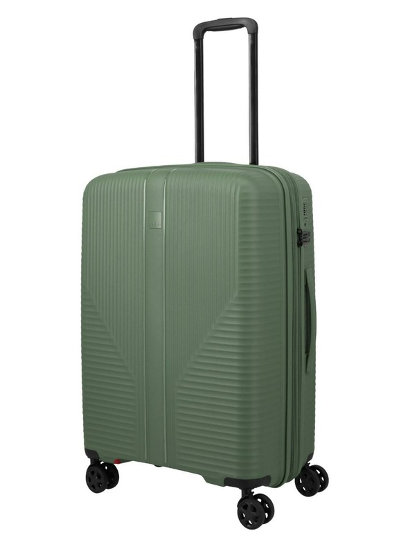 Travelite Пътен куфар Travelite Air Stripe M Green