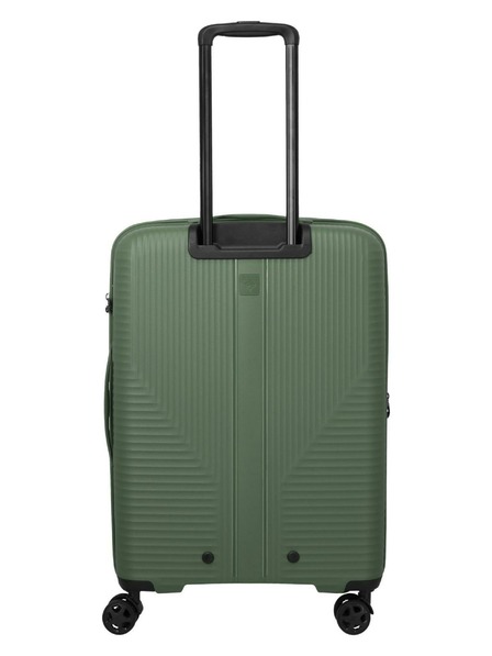 Travelite Пътен куфар Travelite Air Stripe M Green