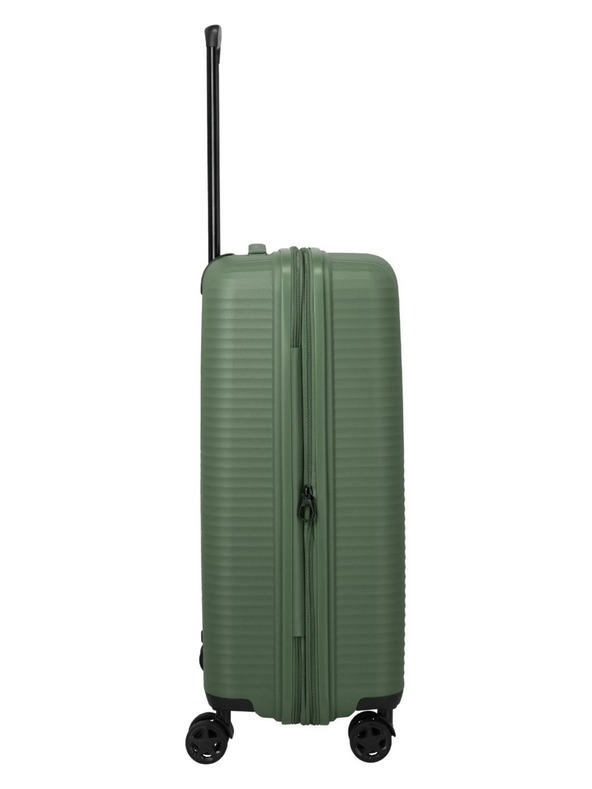 Travelite Пътен куфар Travelite Air Stripe M Green