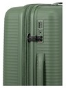 Travelite Пътен куфар Travelite Air Stripe M Green