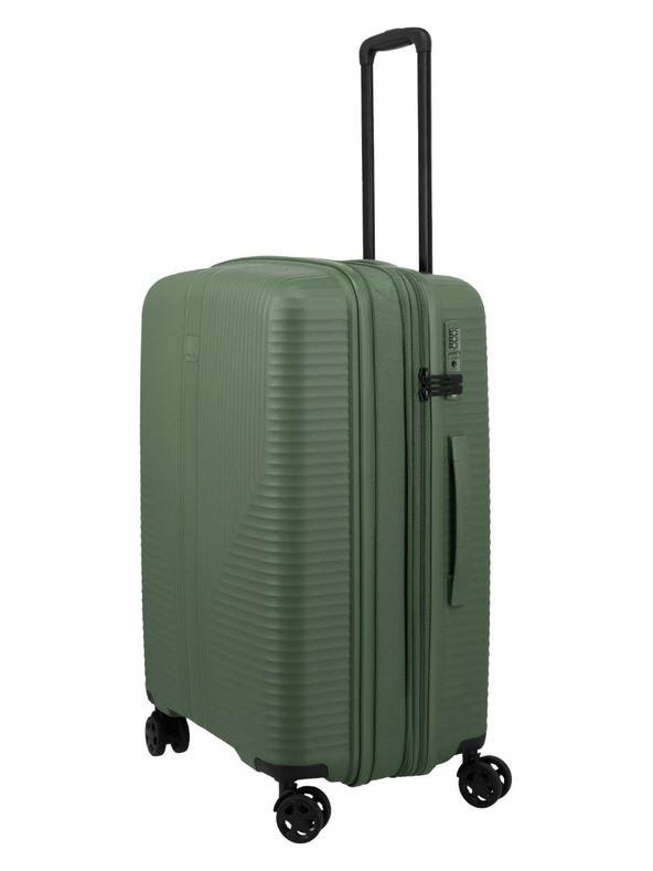 Travelite Пътен куфар Travelite Air Stripe M Green